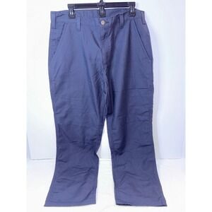 Carhartt Work Pants Carpenter Utility Dungaree Blue 34x30